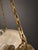 1930s French Art Deco Alabaster and Brass Pendant Light, 1930s For Sale - Image 5 of 6