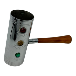 Vintage Glo-Hill Traffic Light Spirit Measure / Jigger "Safe / Caution / Danger"