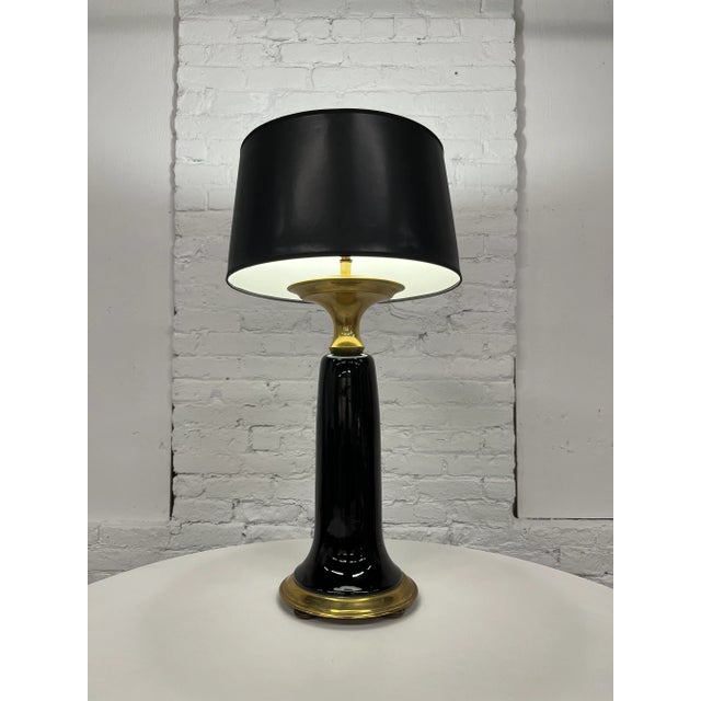 E.F. Chapman 1983 Art Deco Style Table Lamp Light by Chapman For Sale - Image 4 of 8