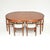 Mid-Century Modern Vintage Danish Teak Dinette Dining Table and Chairs by Hans Olsen for Frem Røjle, 1960, Set of 7 For Sale - Image 3 of 18