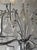 1980s Late 20th Century. Large Silver Leaf Wrought Iron & Rock Crystal 6-Light Chandelier For Sale - Image 5 of 8
