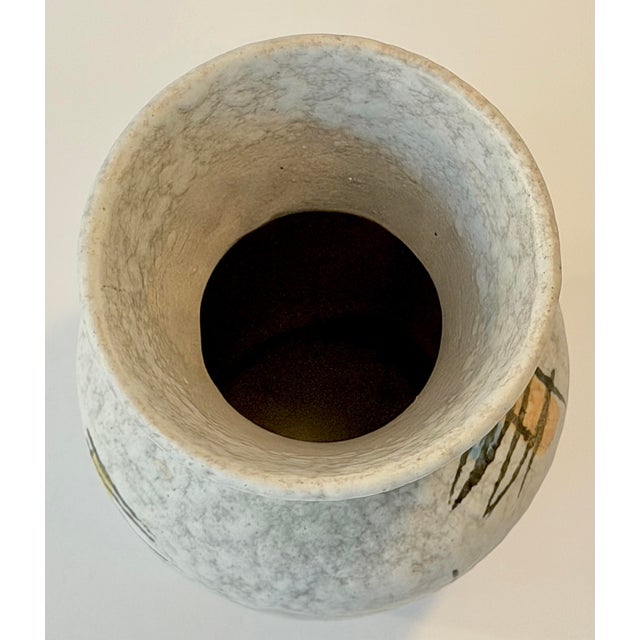 Unique Mid 20th Century Modern West German Studio Pottery Vase by Bay Keramic. For Sale - Image 6 of 7