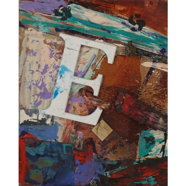 Abstract Expressionism "The Artist's Floor" - Abstract Assemblage by Michael Pauker For Sale - Image 3 of 6