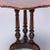 Traditional Early 20th Century Heron Satinwood Marquetry Scalloped Triple Pedestal Side Tables - a Pair For Sale - Image 3 of 13