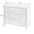 Traditional Nora 34 in. W Wood 3 Drawer Chest, Light Blue For Sale - Image 3 of 9