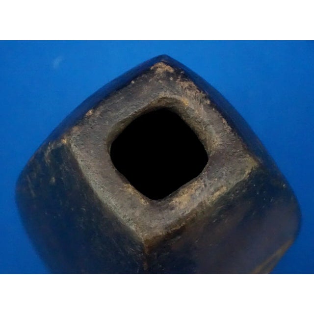 Antique Japanese Rokkoyo Earthenware Vase, 1500s For Sale - Image 12 of 18