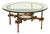 Gilbert Poillerat Style Gilt Iron and Glass Coffee/Cocktail Table, C. 1950 For Sale
