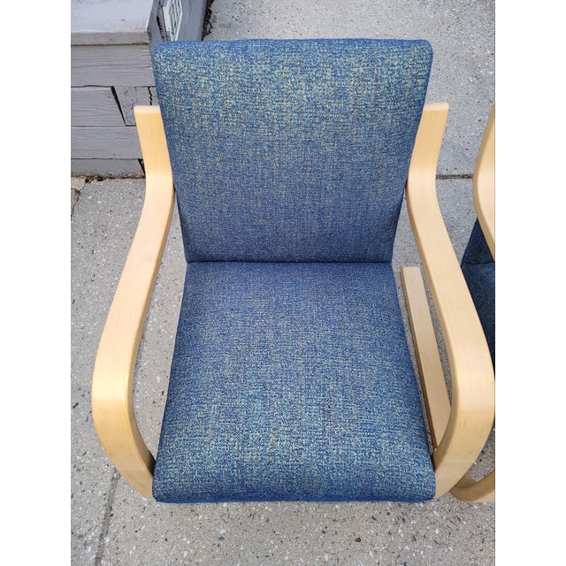 1987 Model 402 Lounge Chairs by Alvar Aalto for Artek For Sale - Image 14 of 17
