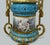 Ceramic Late 19th Century Pair Antique French Sèvres Porcelain Ormolu Celeste Blue Jewell Table Urns Lamps For Sale - Image 7 of 11
