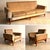 Kiushu 3-Seater Sofa and Armchairs from Fratelli Saporiti, Italy, 1960s, Set of 3 For Sale - Image 6 of 6