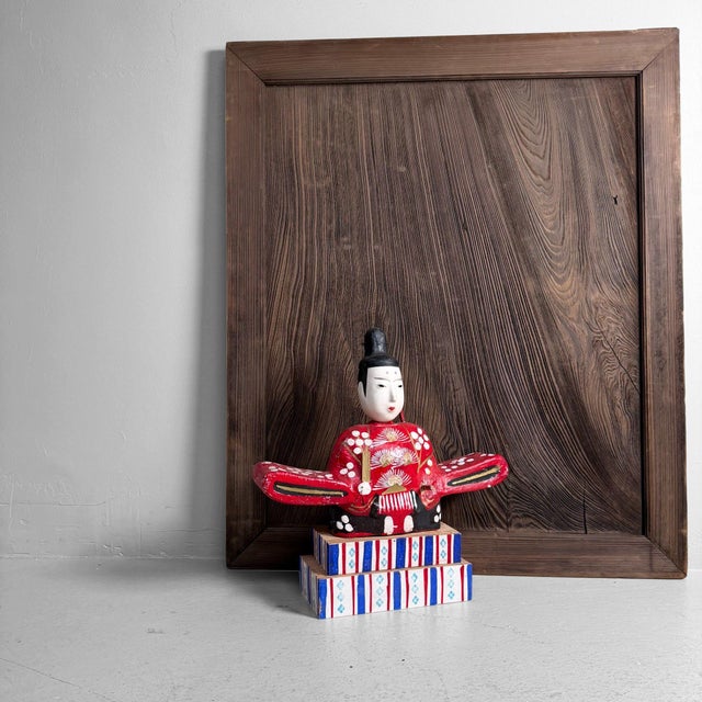 Wood Japanese Wooden Door Panel, 1890 For Sale - Image 7 of 12