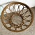 Boho Chic Bamboo Rattan Circular Beveled Glass Top Side Table For Sale In Miami - Image 6 of 7