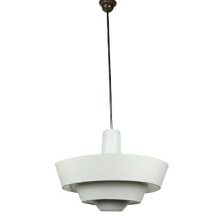 Mid-Century Modern Industrial Danish Cascade Pendant Lamp For Sale