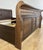 Brown Vintage French King Size Sleigh Bed Frame For Sale - Image 8 of 9