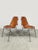 These vintage Italian designer chairs from the 1970s, designed by Charlotte Perriand and produced by Dal Vera, are...