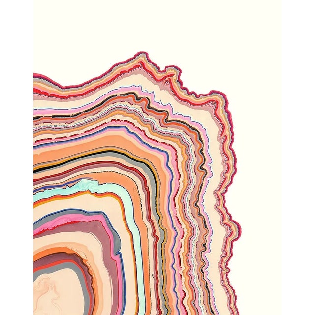 Marbling giclée print. High-quality limited edition marbling artwork by danish artist Pernille Snedker Hansen. A beautiful...