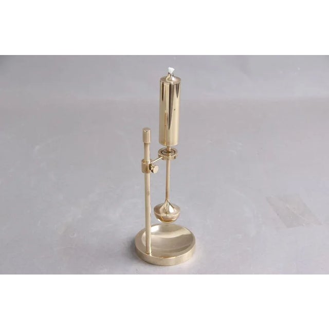 Brass with a gyro suspension ship oil lamp. Designed for Daproma Design Denmark. Handmade brass in Denmark and made by...