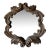 Elegant Gold Ornate Accents Wall Mirror 14.5”x15.5” For Sale