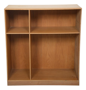 Vintage Deep Bookcase in Oak by Mogens Koch, 1980s