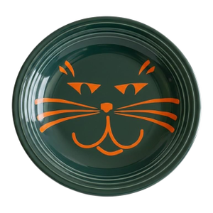 Rare Fiesta Black Cat Halloween Chop Plate-Betty Crocker-Fiestaware-Laughlin