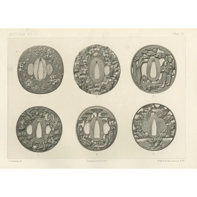 Late 19th Century Sword Guards Heliograph, 1884, Paper For Sale - Image 5 of 6