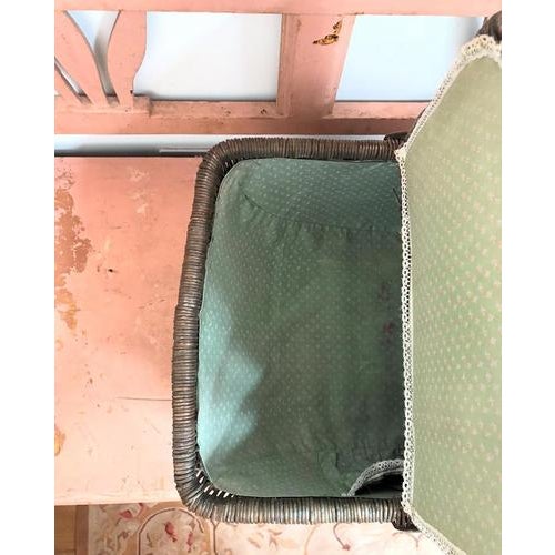 French Wicker Picnic Basket For Sale - Image 5 of 6