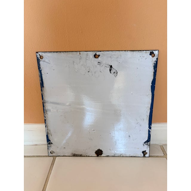 Art Deco 1930s Vintage Tremont Ave (Bronx Nyc) Subway Sign For Sale - Image 3 of 3