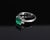 Late 20th Century 0.96ct Gia Colombian Untreated No Oil Emerald & Diamond Platinum Ring Size 5.75 For Sale - Image 12 of 18
