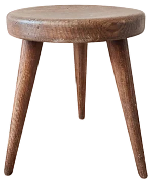 Shepherd Stool in Wood, 1950s