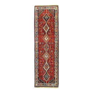 2020s Persian Yalameh Hand-Knotted Rug
