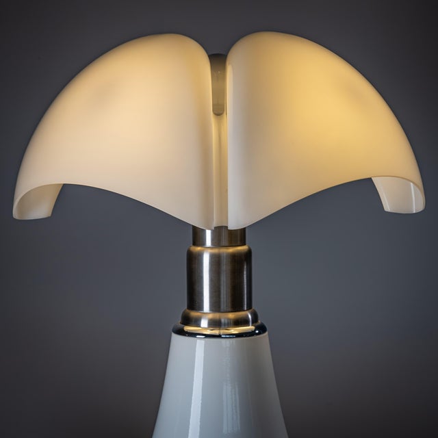 Metal Mid-20th Century Table Lamps by Gae Aulenti, Italy - a Pair For Sale - Image 7 of 13