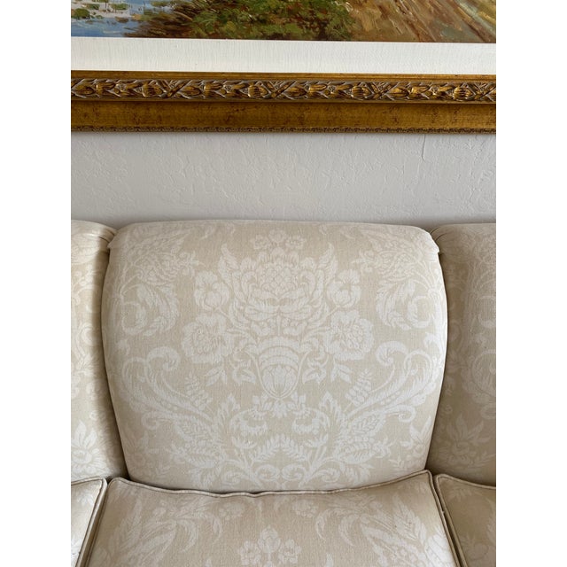 French 2000s Ethan Allen Preston Roll-Arm Sofa For Sale - Image 3 of 10