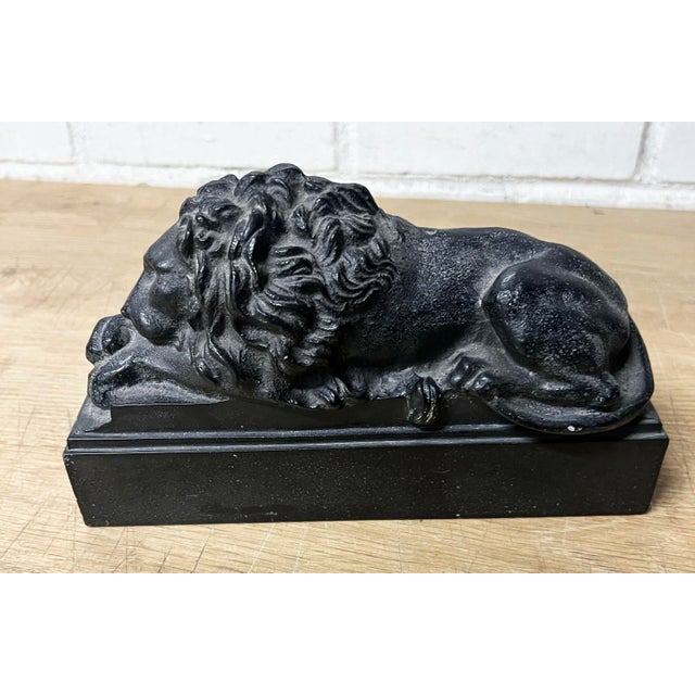 Grand Tour Grand Tour Pair of Canova Lions For Sale - Image 3 of 8