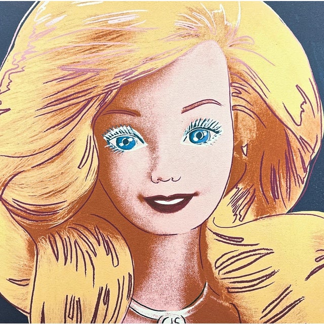 Andy Warhol (after) "Barbie Doll", size 60 x 60 cm, plate signed bottom right, numbered with pencil on heavy paper,...