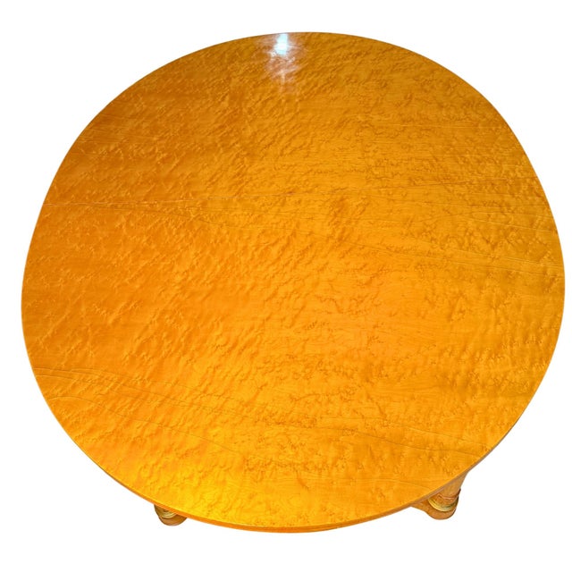 Traditional Stunning Vintage French Empire Dining Table For Sale - Image 3 of 7