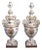 Chinese Export Style Armorial Porcelain Vases as Lamps, Pair For Sale