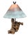 Handcrafted Copper and Sonoran Desert Velvet Mesquite Wood Table Lamp - Organic Modern For Sale - Image 14 of 18