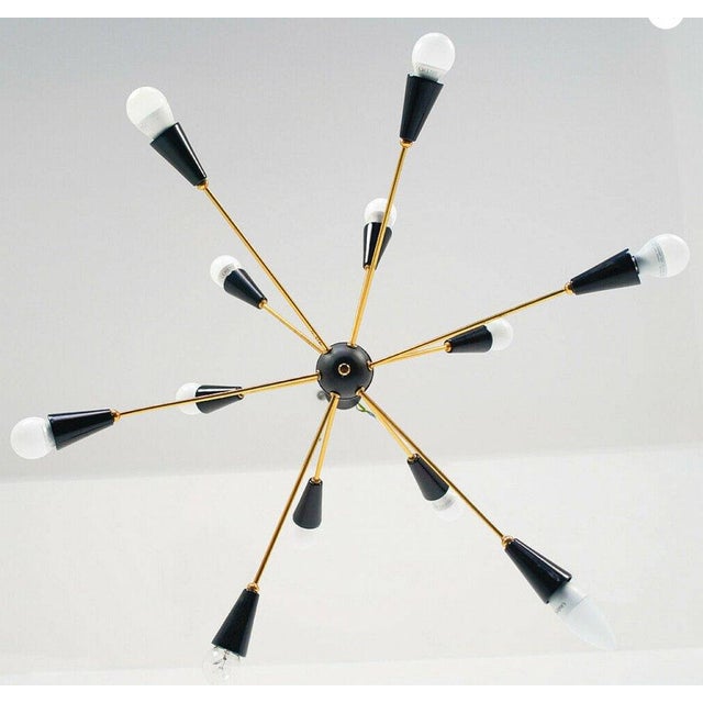 Sputnik Pendant Lamp, Italy, 1960s For Sale - Image 4 of 6