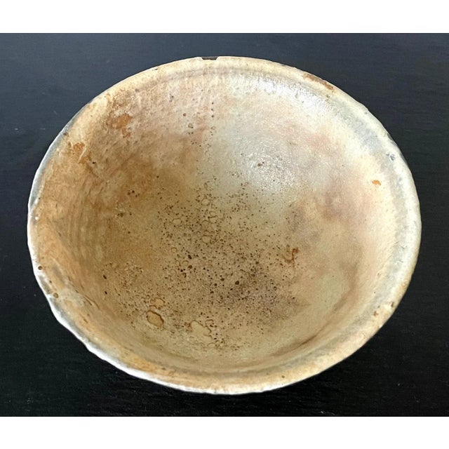 Korean Ceramic Buncheong Ware Tea Bowl Early Joseon Dynasty For Sale - Image 10 of 13