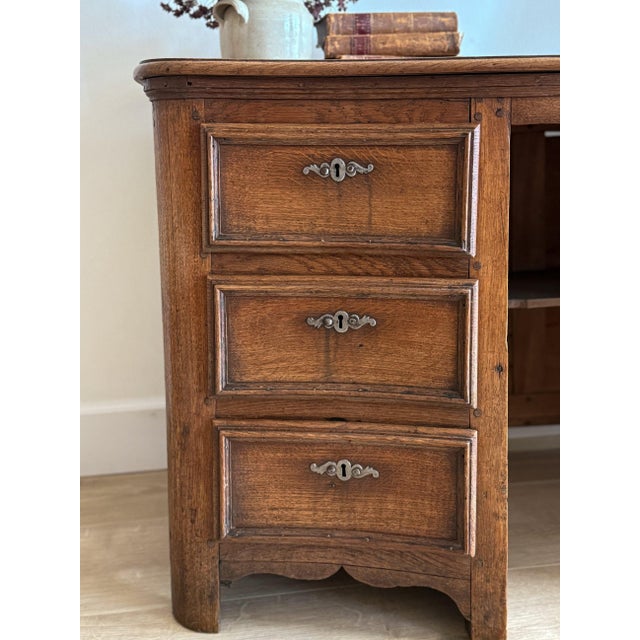 Rare 19th Century French Oak Mazarin Desk For Sale - Image 11 of 11