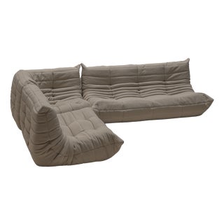 Togo Sofa Set by Michel Ducaroy for Ligne Roset, 1973, Set of 3 For Sale
