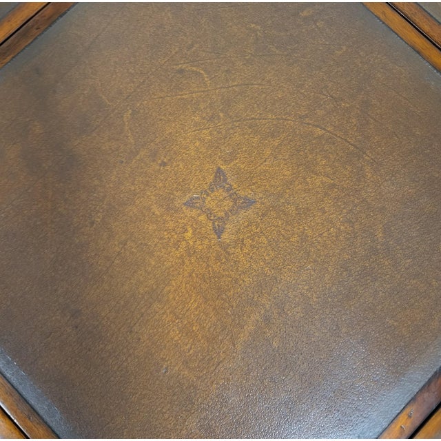 Vintage 20th C English Style Handkerchief Folding Envelope Card Game Table by Theodore Alexander For Sale - Image 12 of 18