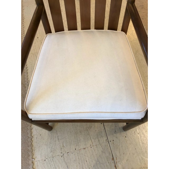 Brown 1960s Mid Century Modern T. H. Robsjohn-Gibbings Club Chair For Sale - Image 8 of 9