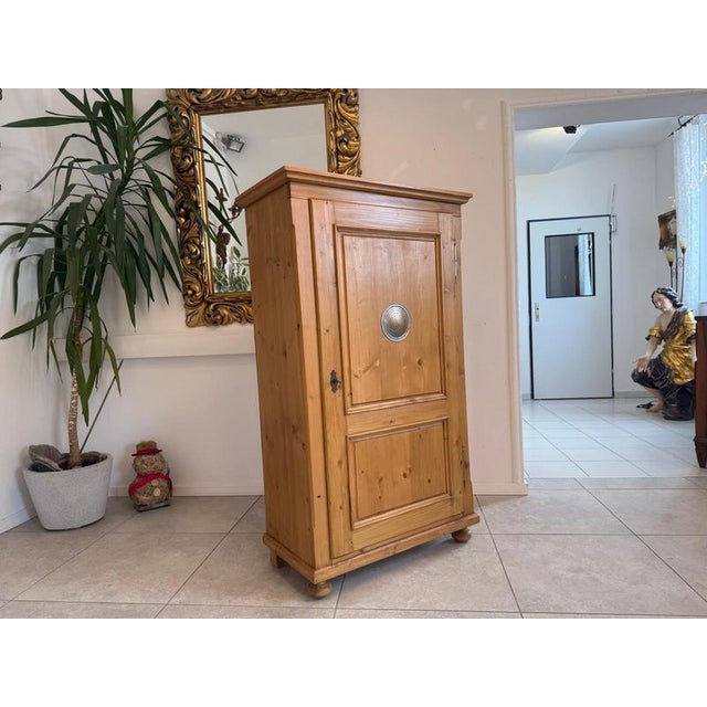 Rustic Farmhouse Bread Cabinet For Sale - Image 11 of 13