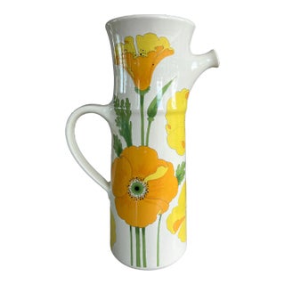 1970s Metlox Poppytrail Wild Poppy Pitcher For Sale