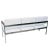 Steelcase Mid-Century Three-Seat Chrome and White Vinyl Sofa For Sale - Image 4 of 4