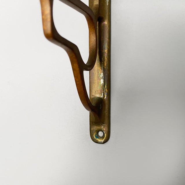 Art Deco Italian Shelf in Glass and Brass, 1930s For Sale - Image 13 of 14