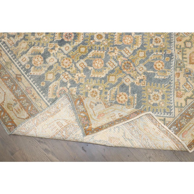 Malayer Corner Herati Accent Rug no. j5326 For Sale In New York - Image 6 of 7
