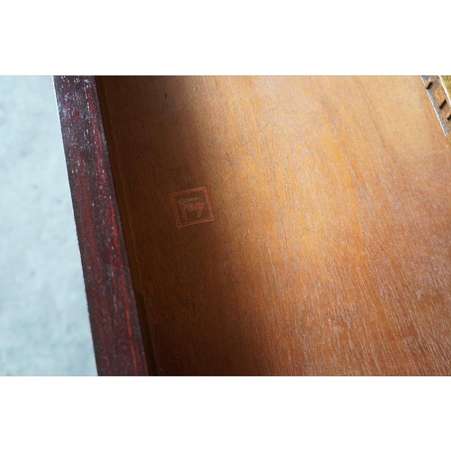 Henredon Taliesin Desk in Mahogany by Frank Lloyd Wright for Heritage, USA, 1950s For Sale - Image 10 of 11