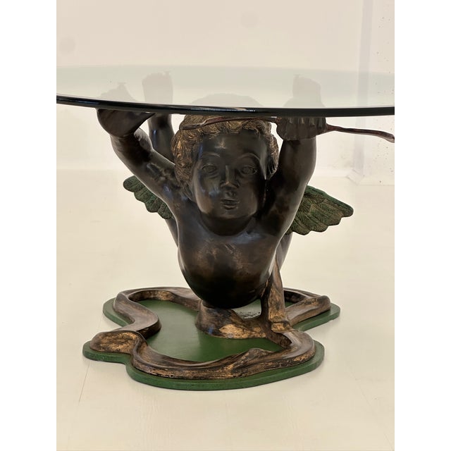 Vintage Coffee Table with Glass Top, 1970s For Sale - Image 4 of 15